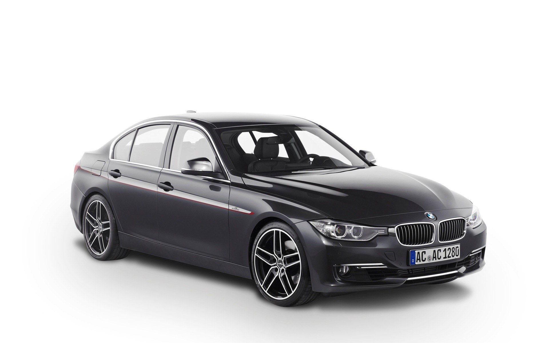 black bmw sedan car