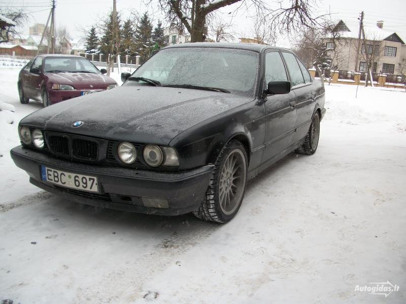 Black BMW Sedan — Cold