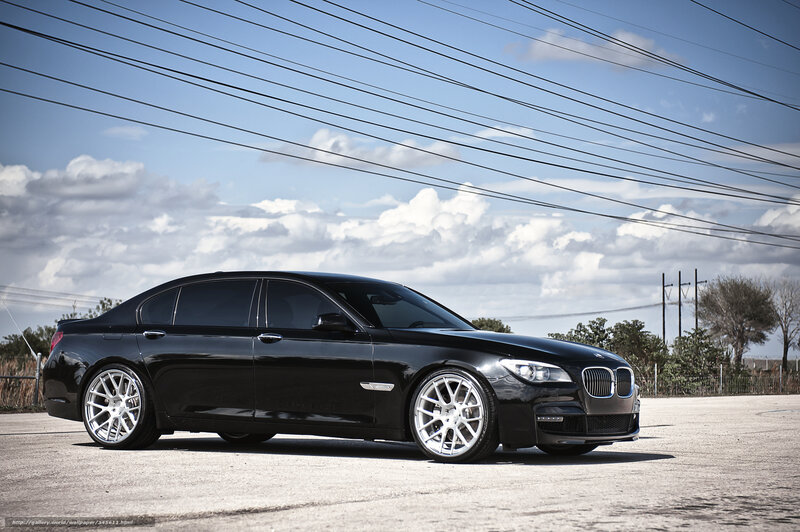 Black BMW Sedan — Dramatic, Afternoon, Photograph, Car