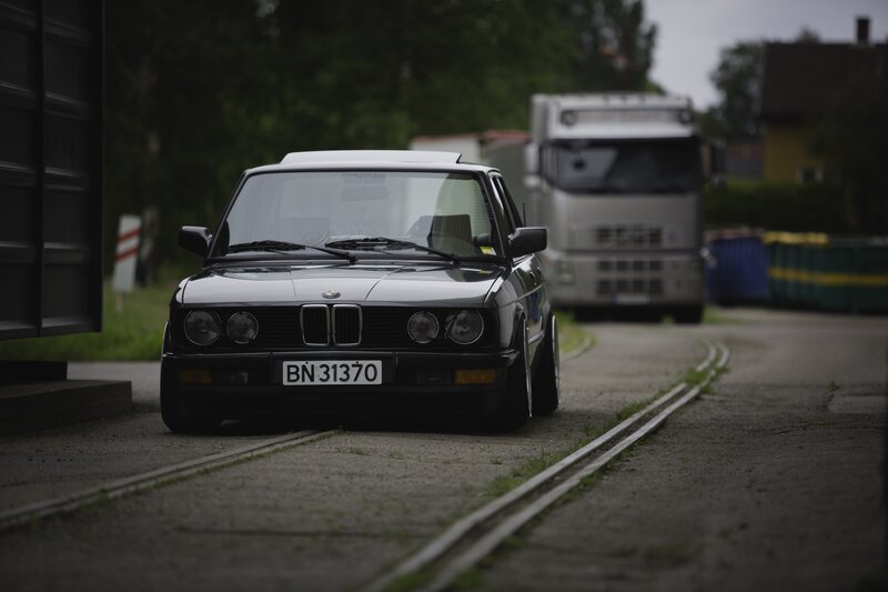Black Bmw Sedan — Dramatic, Photograph, Truck