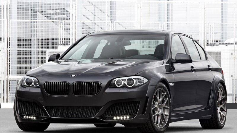 Black BMW Sedan — Gray, Neutral, Photograph