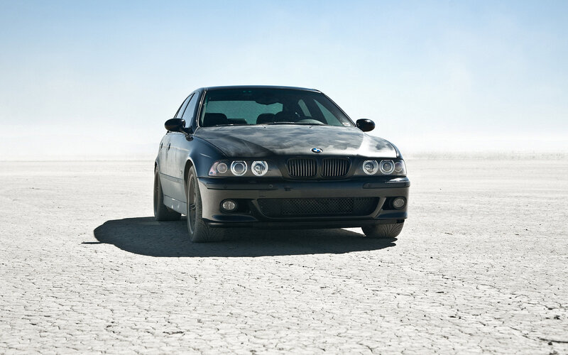 Black Bmw Sedan — Gray, Serene