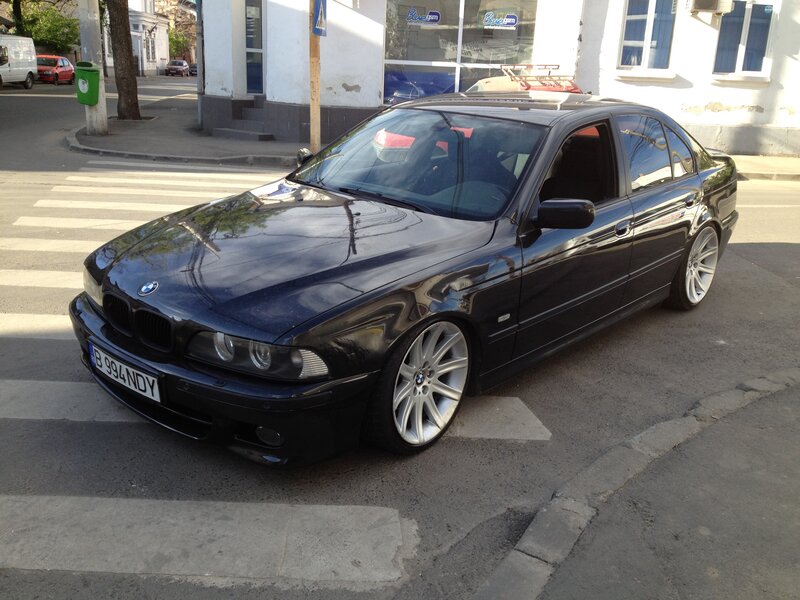 Black BMW Sedan — Neutral, Afternoon