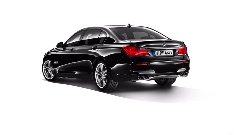 Black BMW Sedan — Neutral, Photograph, Car, License Plate, Wheels, Silver