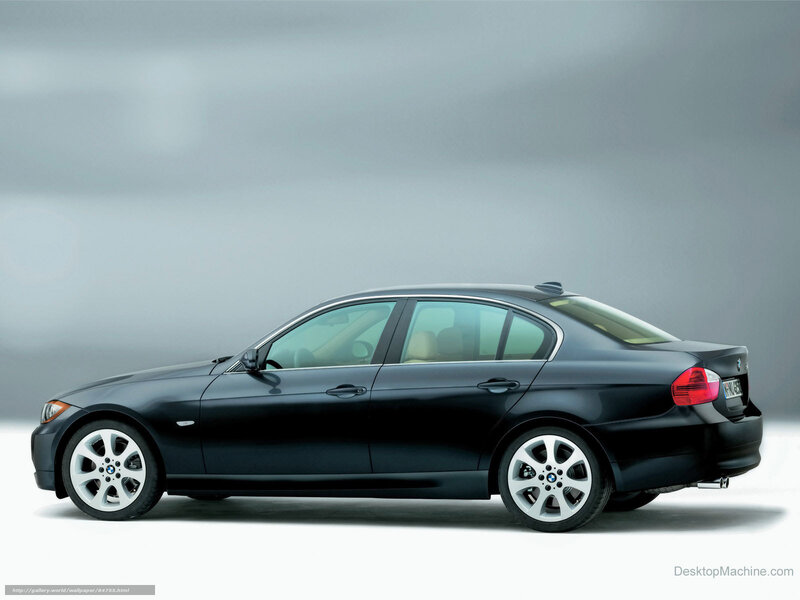 Black BMW Sedan — Neutral, Photograph, Car, Wheels