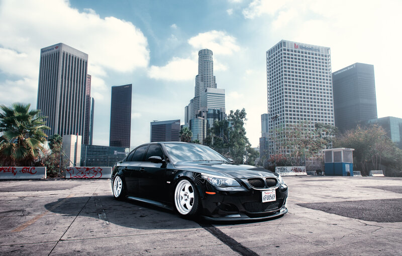 Black Bmw Sedan — Urban, Afternoon