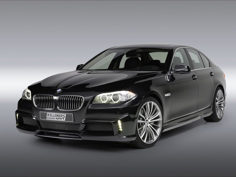 Black BMW sedan with Kelleners sport