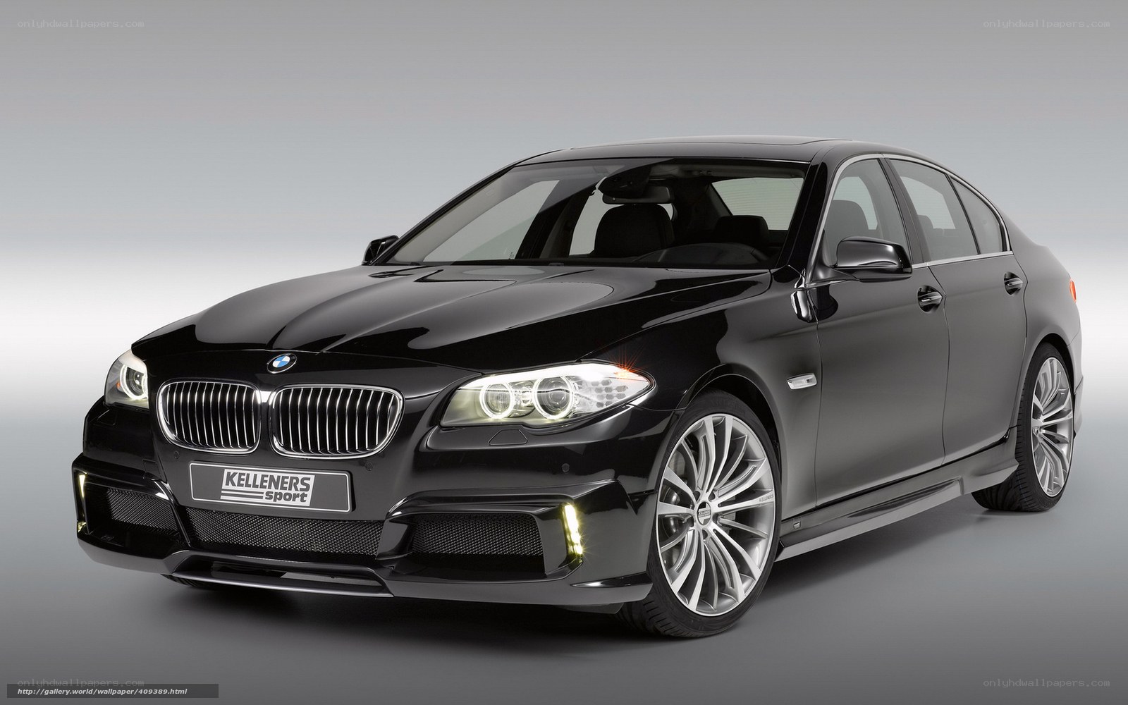 Black BMW sedan with Kelleners sport