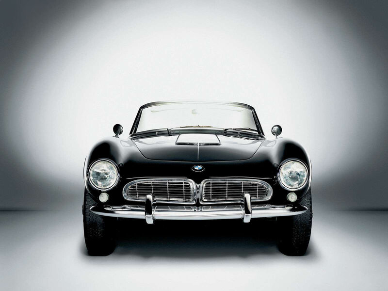 Black BMW sports car