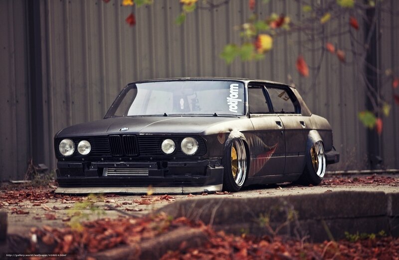 black bmw with custom paint