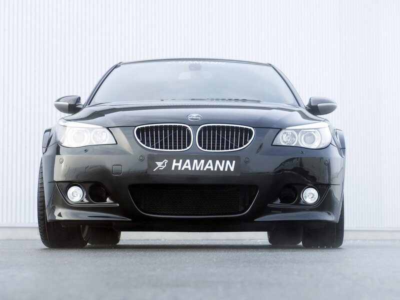 Black BMW with Hamann branding