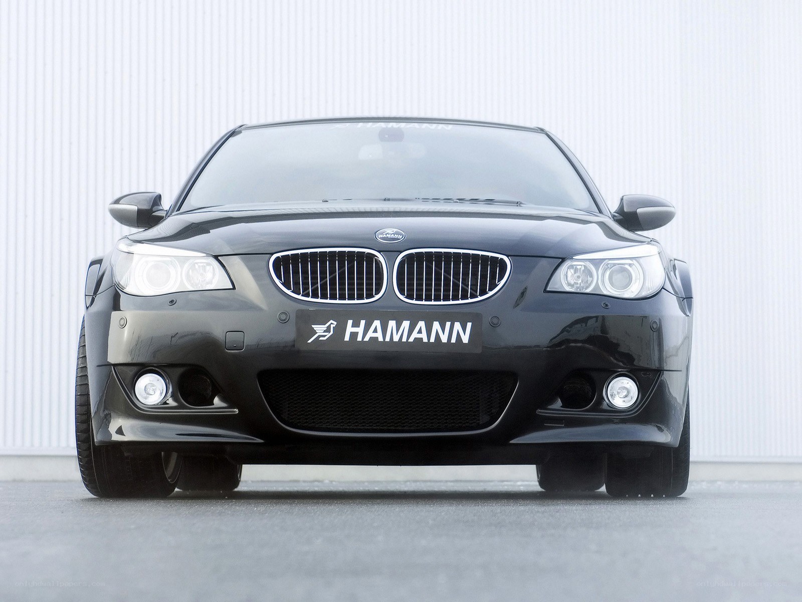 Black BMW with Hamann branding