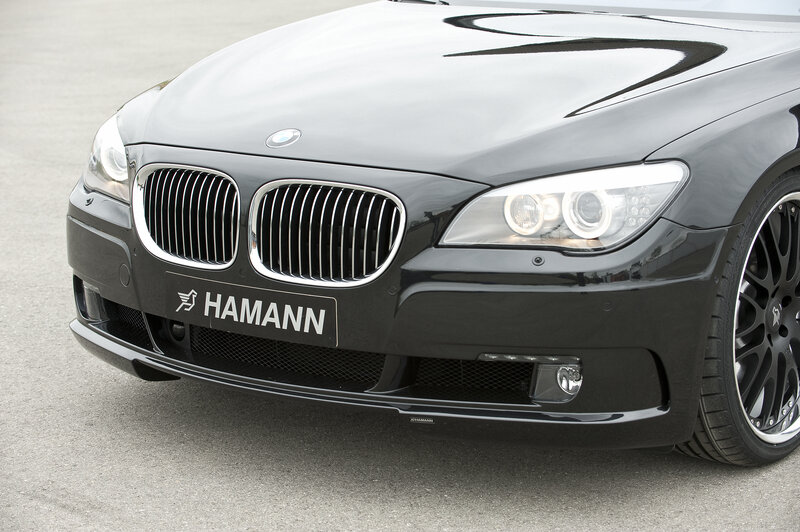 Black BMW with Hamann front bumper