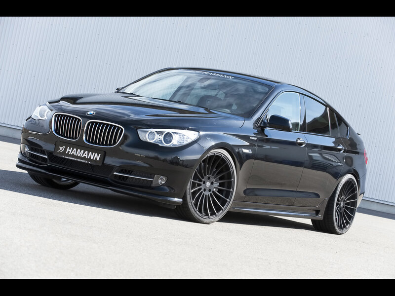 Black BMW with Hamann modifications