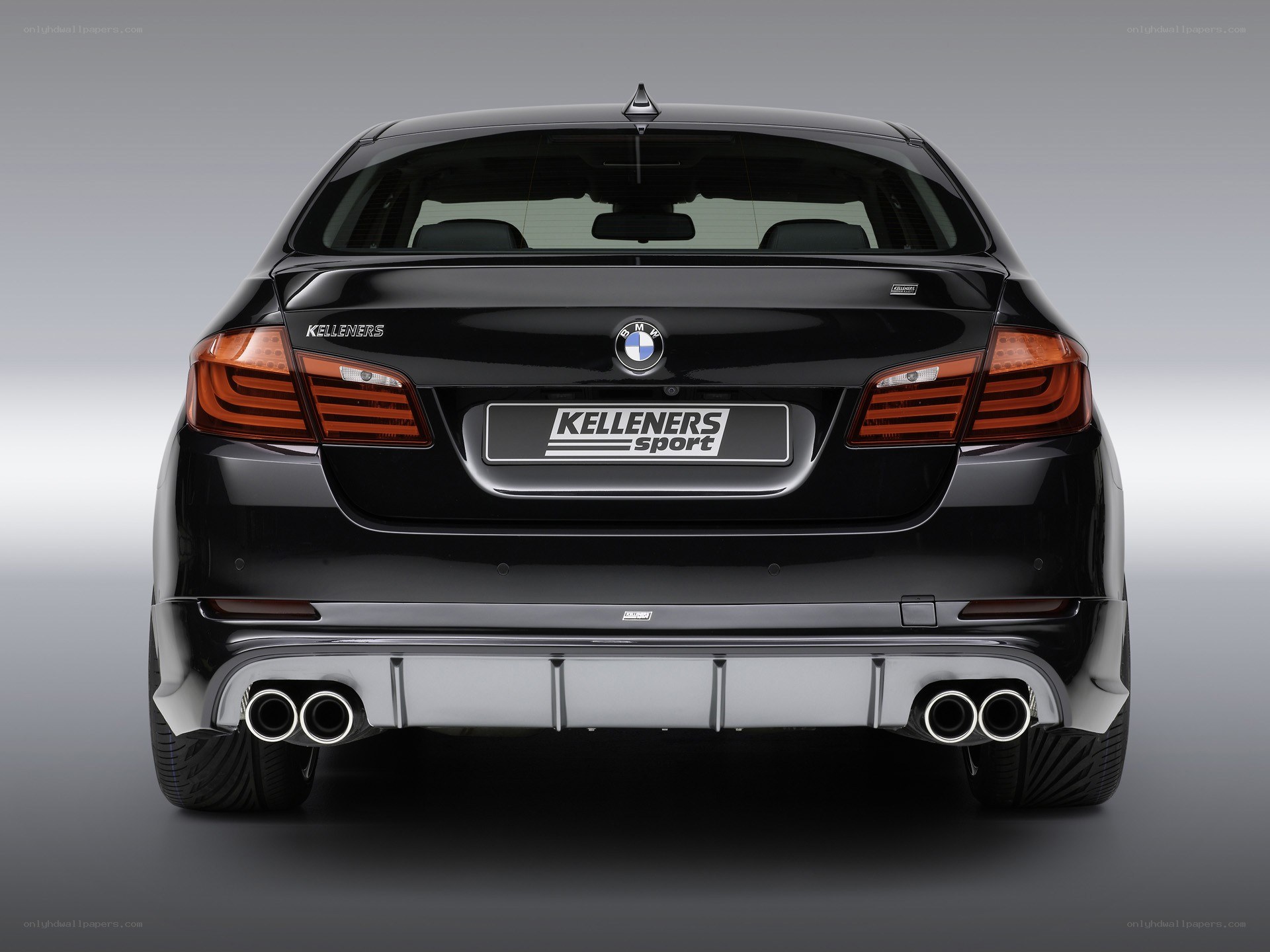 black bmw with kelleners sport