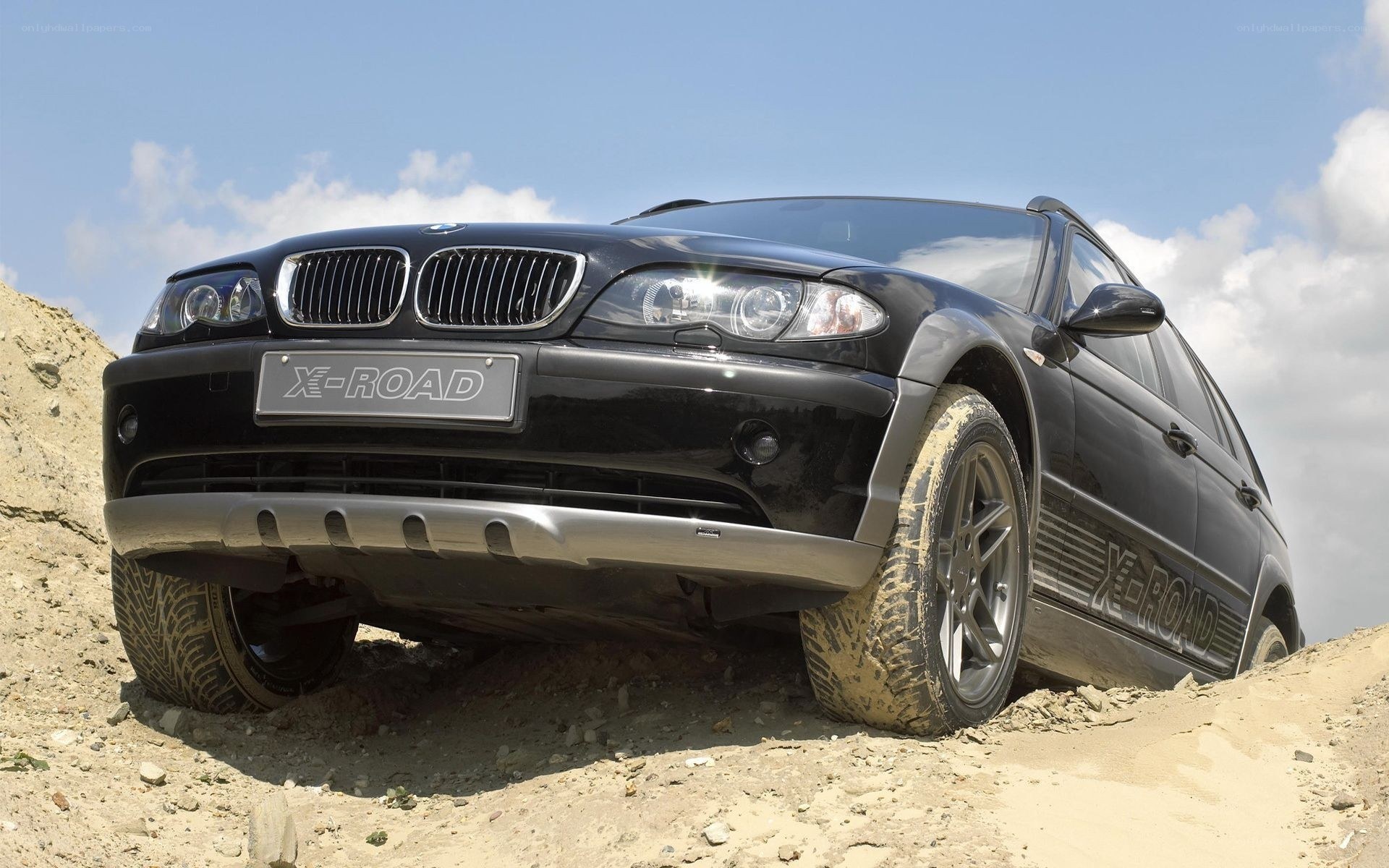 Black BMW X-ROAD off-road