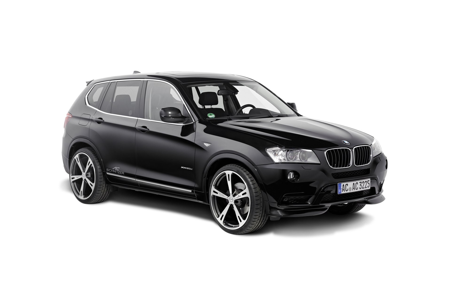 black bmw x3 suv