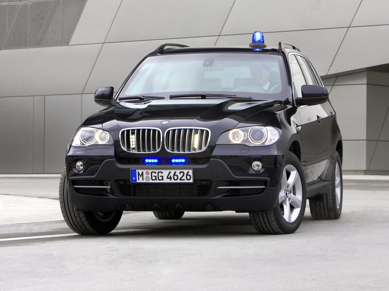 Black Bmw X5 Police Car