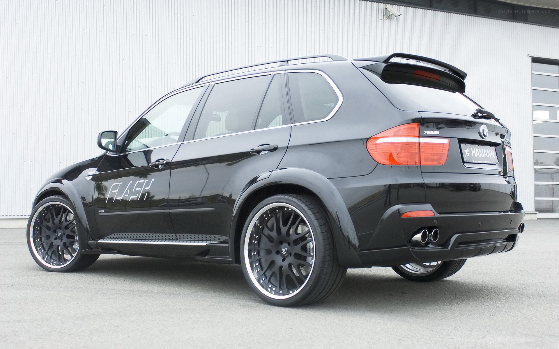 Black BMW X5 with Hamann modifications