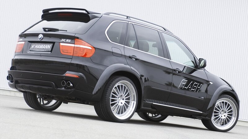 Black BMW X5 with Hamann modifications
