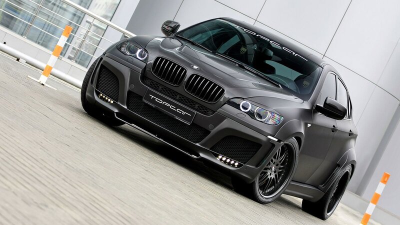 black bmw x6 by topcar