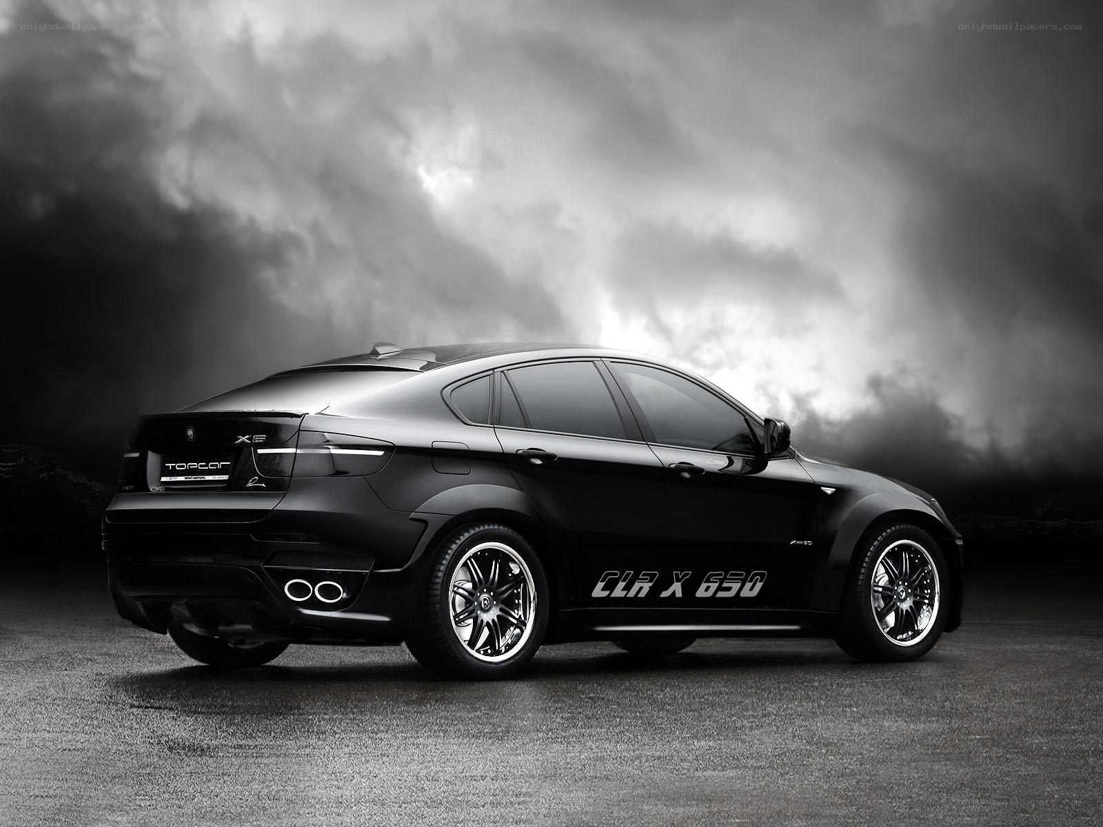 Black BMW X6 CLR