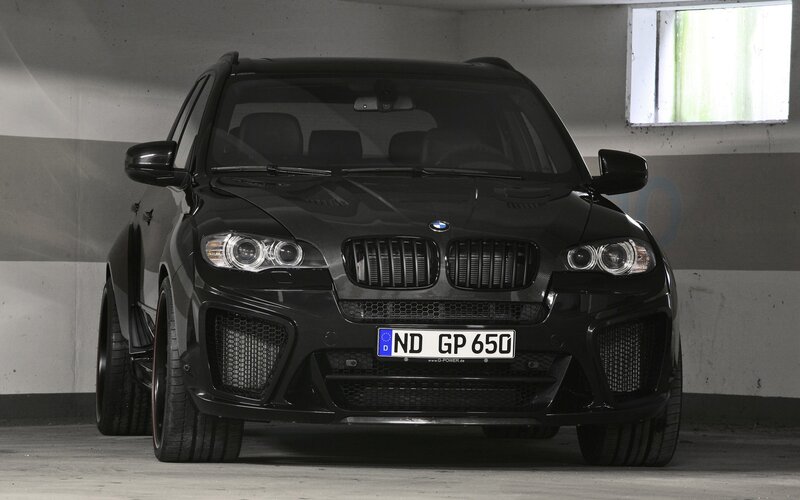 Black BMW X6 — Dramatic