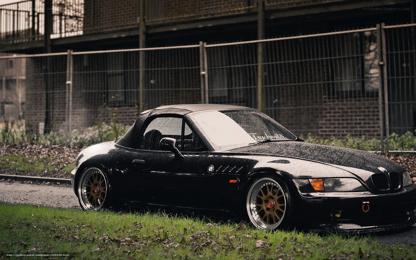 black bmw z3 convertible