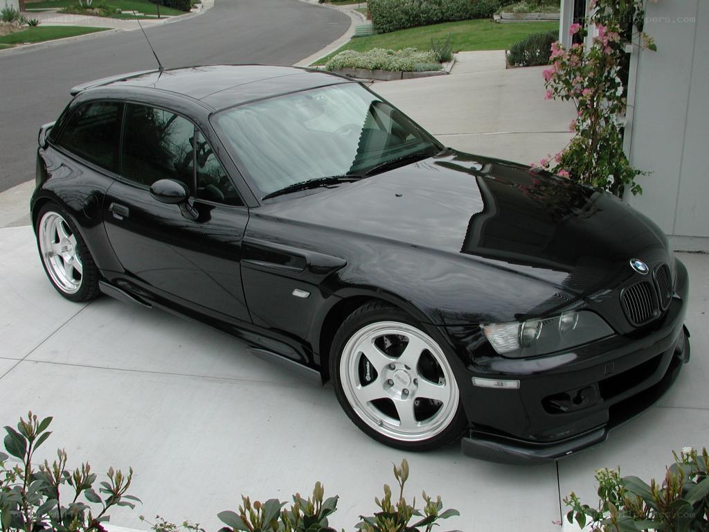 black bmw z3 coupe