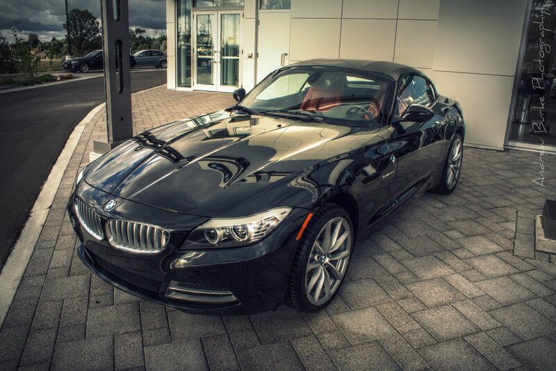 Black BMW Z4 Car — Dramatic, Afternoon, Photograph