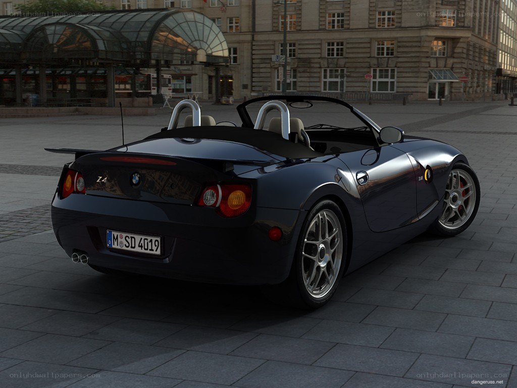 Black BMW Z4 convertible