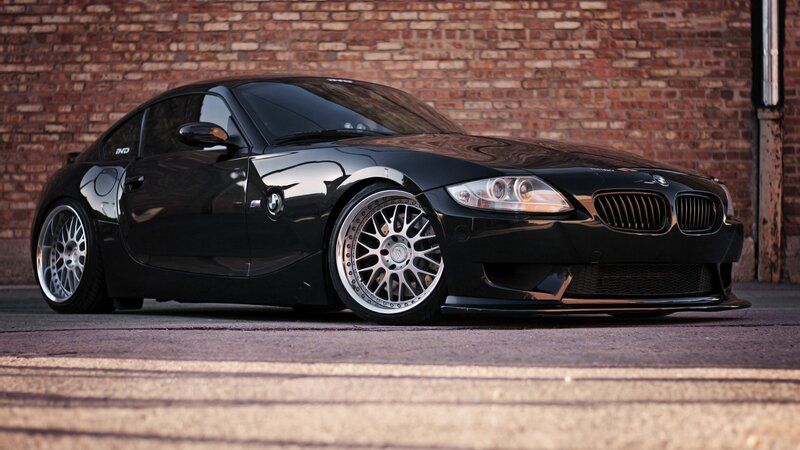 Black BMW Z4 M Coupe — Dramatic