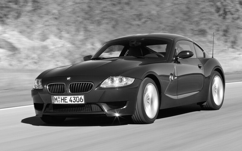 Black BMW Z4 M Coupe — Dynamic