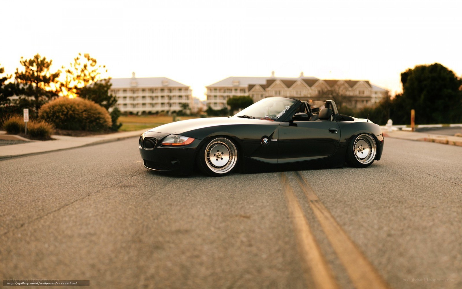 Black BMW Z4 on a road