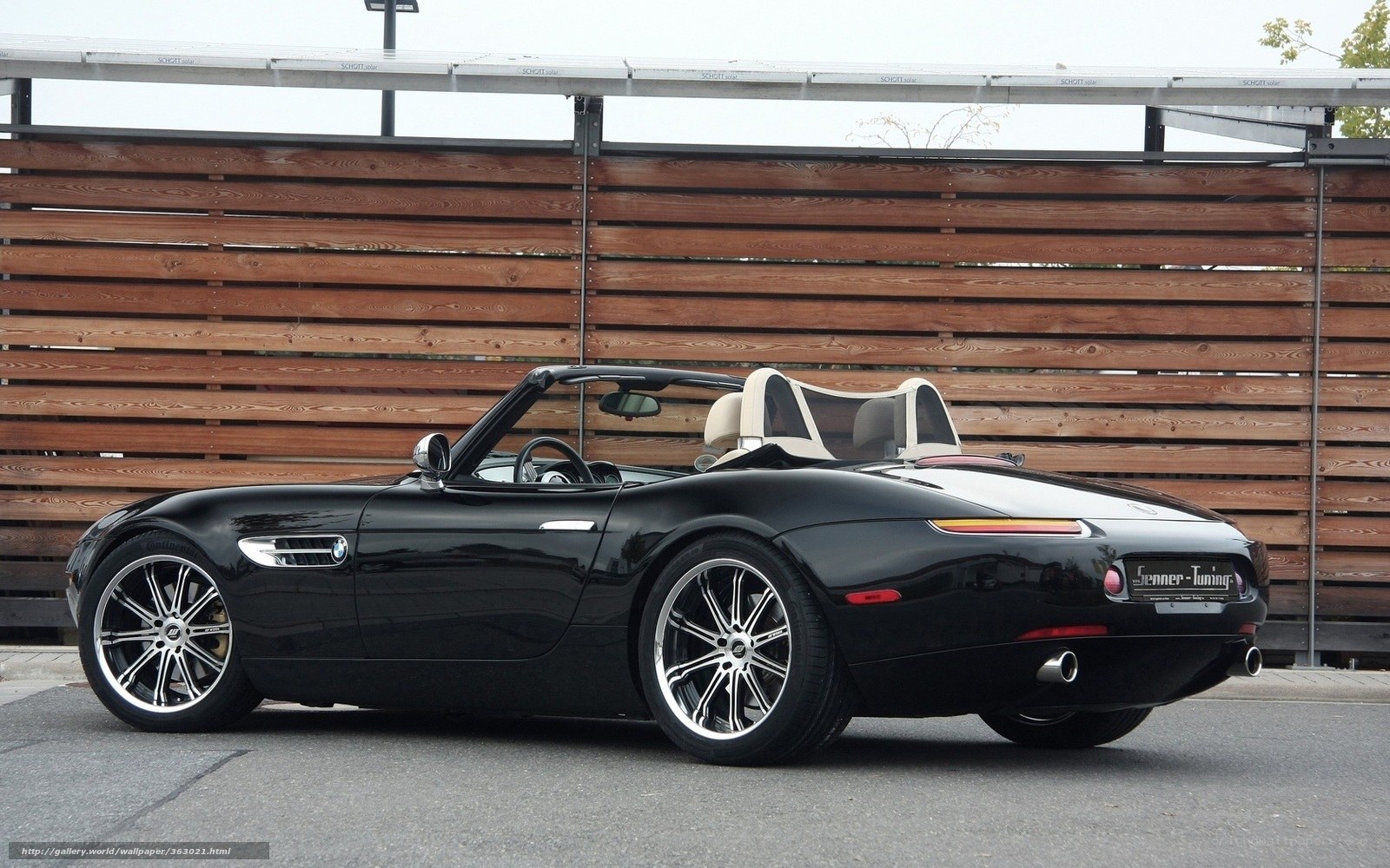 Black BMW Z8 convertible