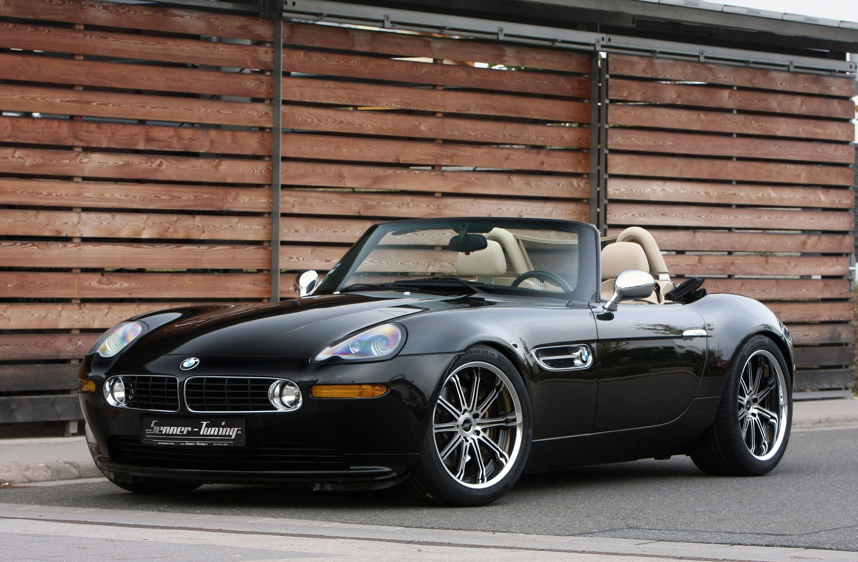 Black BMW Z8 convertible