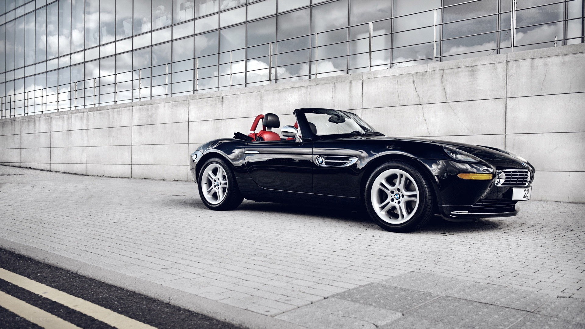 Black BMW Z8 convertible