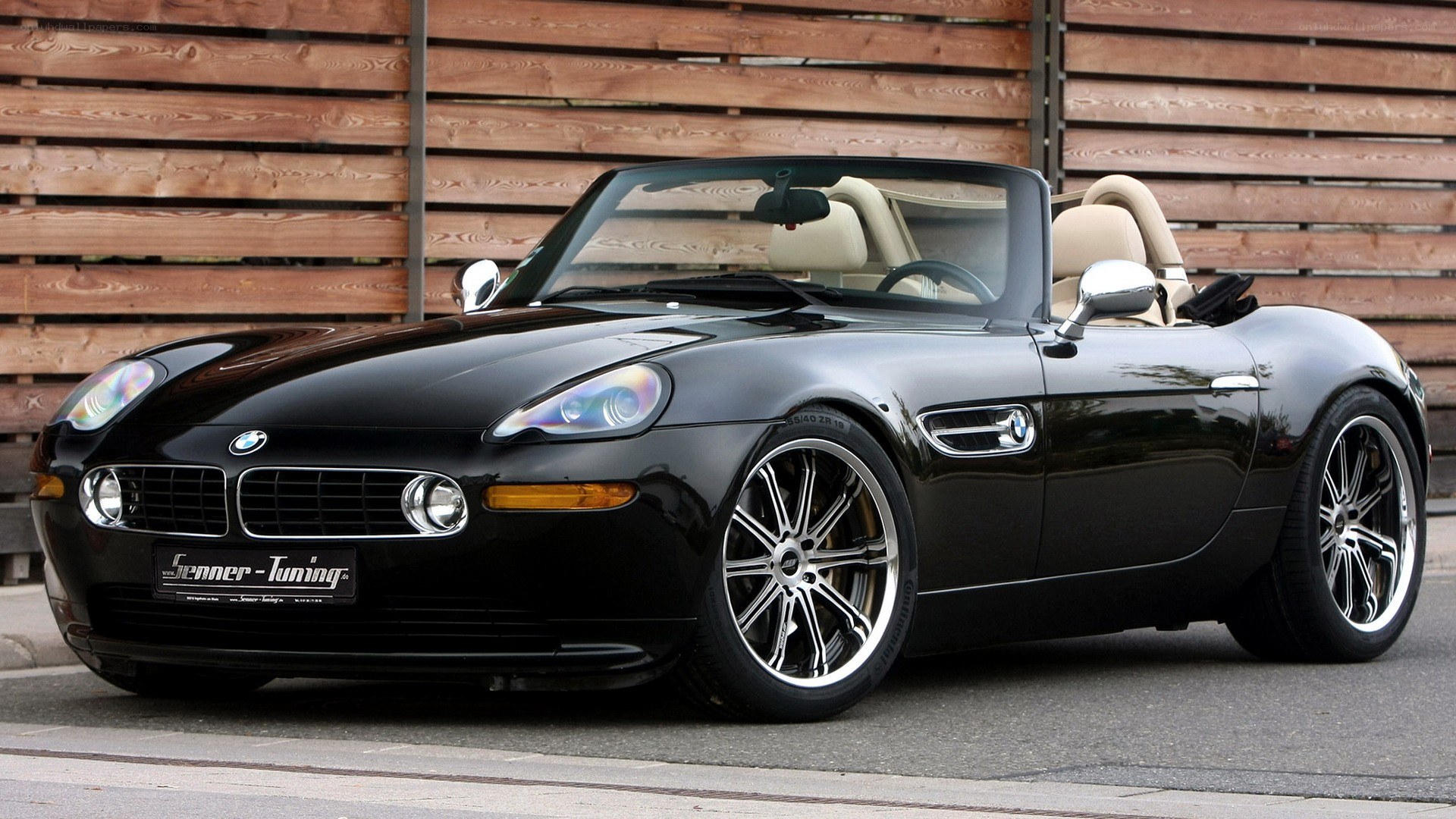 Black BMW Z8 convertible
