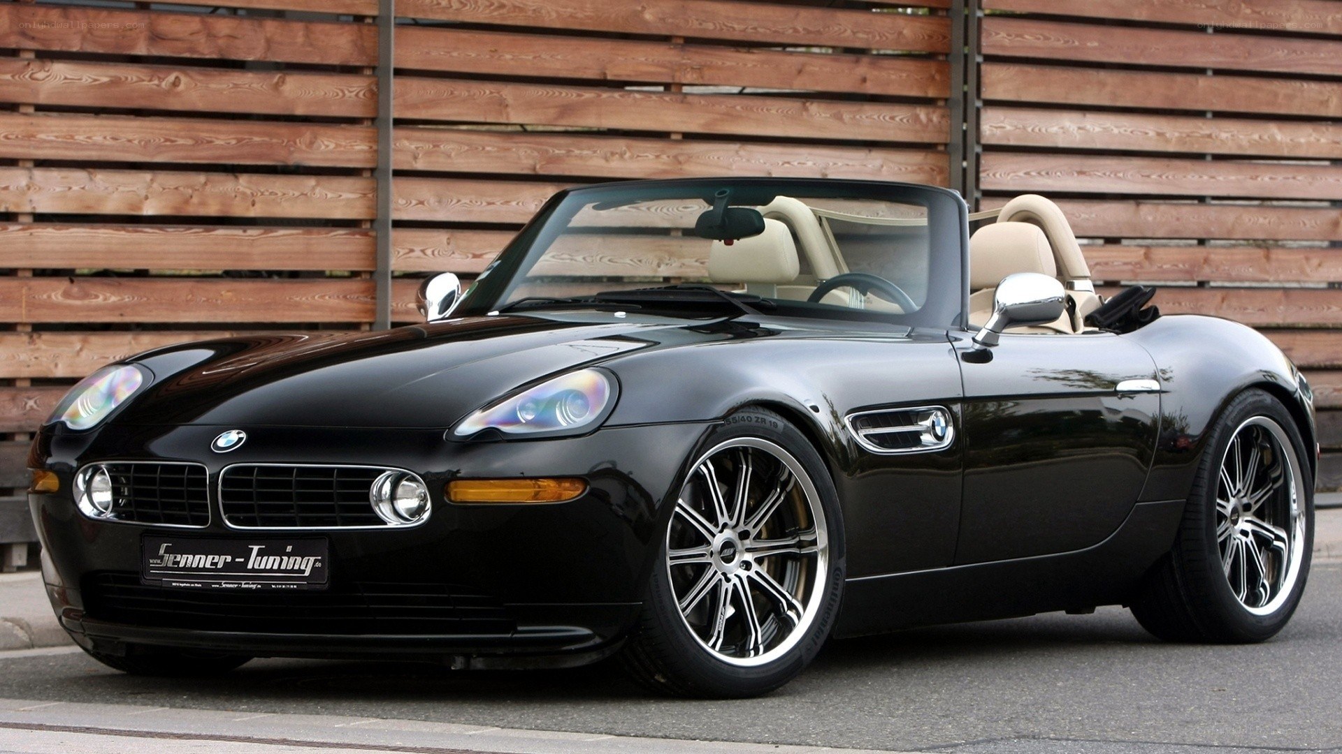 Black BMW Z8 convertible
