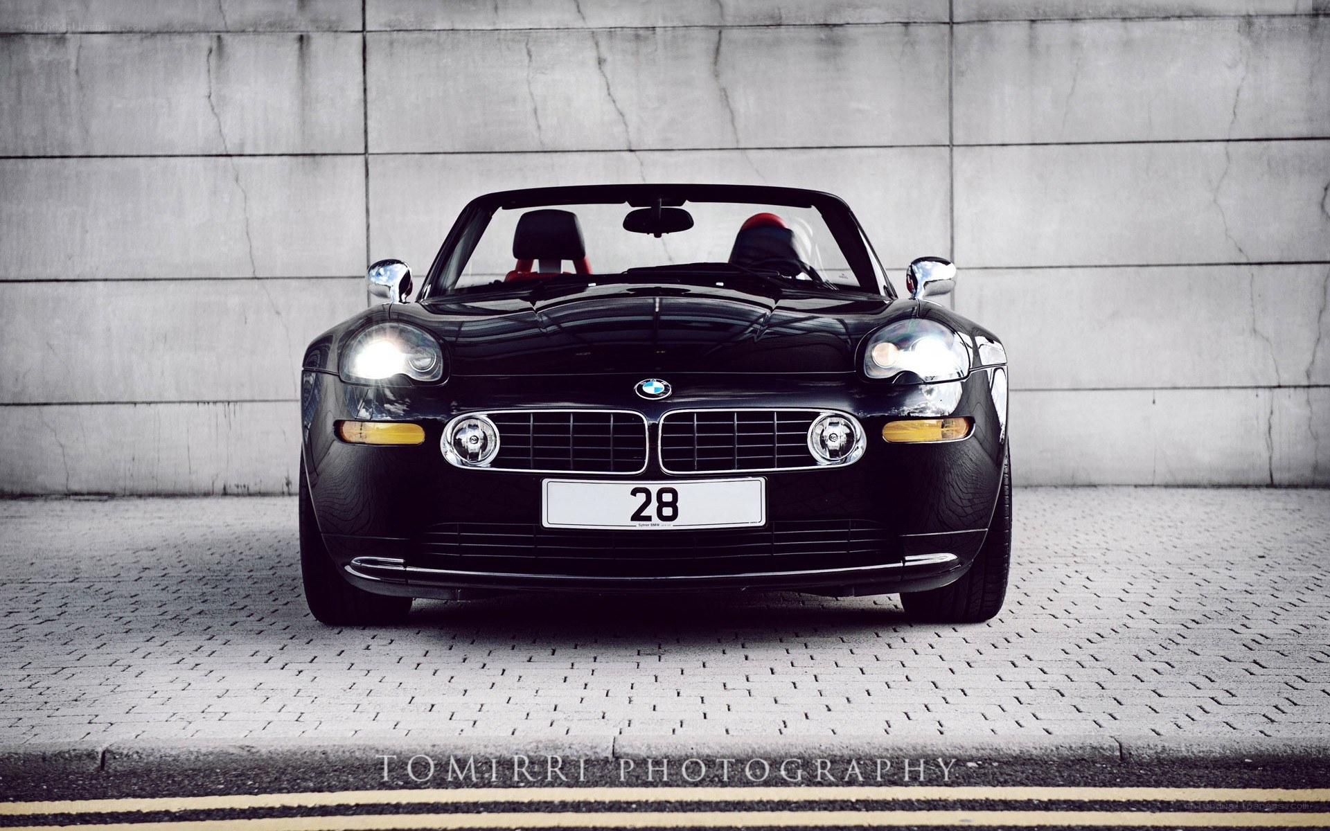 Black BMW Z8 convertible