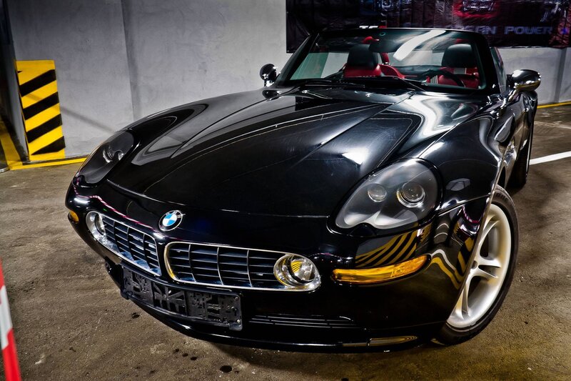 Black BMW Z8 Convertible — Dramatic