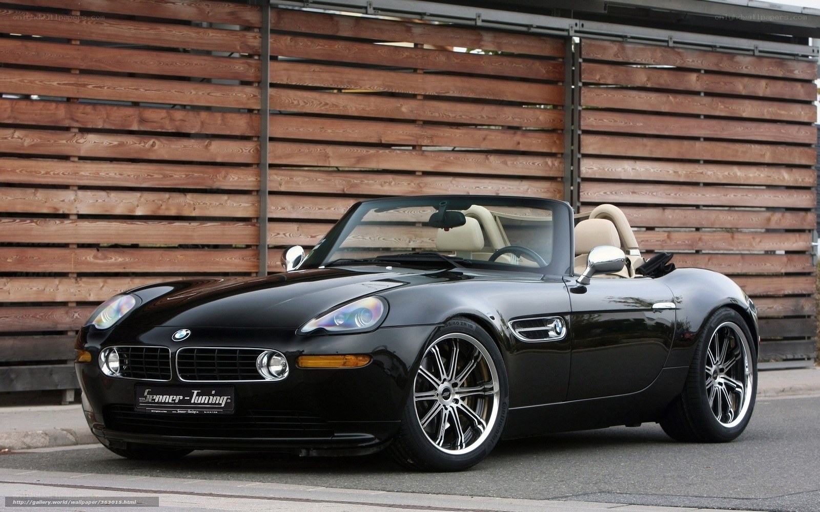 Black BMW Z8 convertible