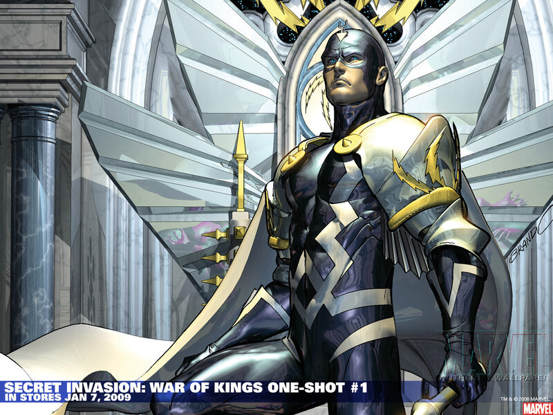 Black Bolt in a cathedral