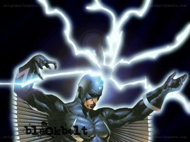 Black Bolt unleashing energy