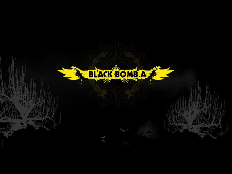 Black Bomb.A logo wallpaper