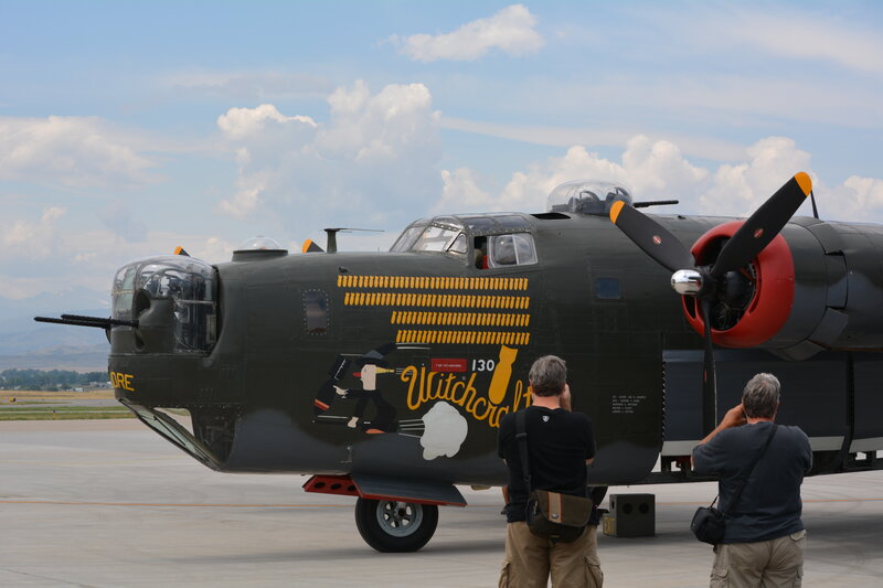 Black Bomber Aircraft — Calm