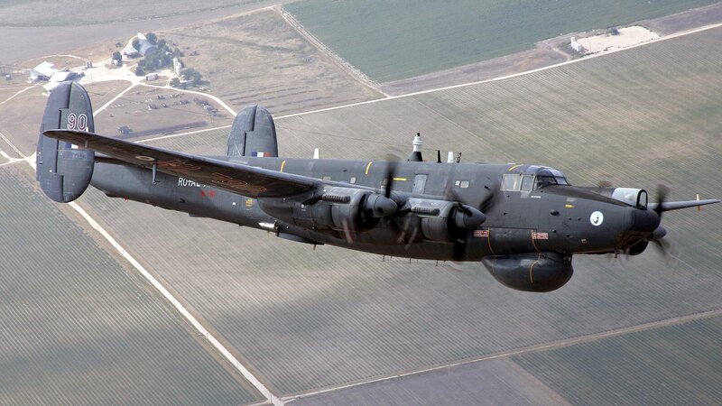 Black Bomber Aircraft — Gray, Calm, Afternoon