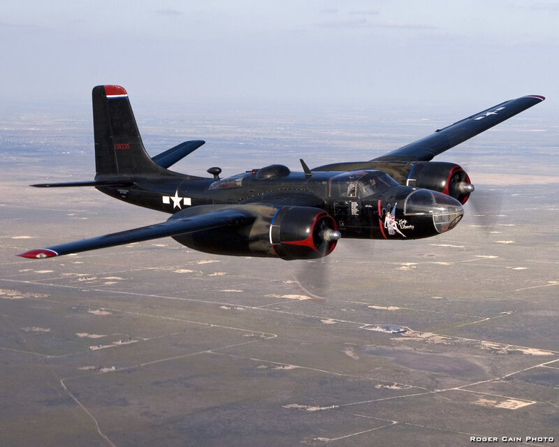Black Bomber Aircraft
