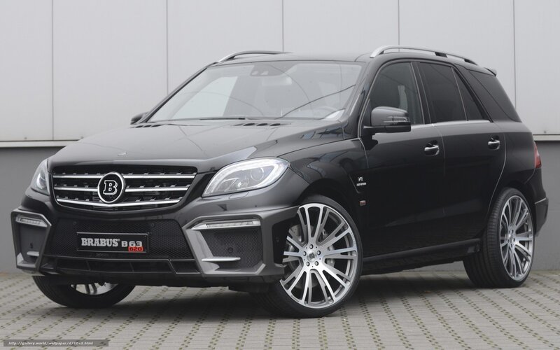 Black Brabus B 63 Suv