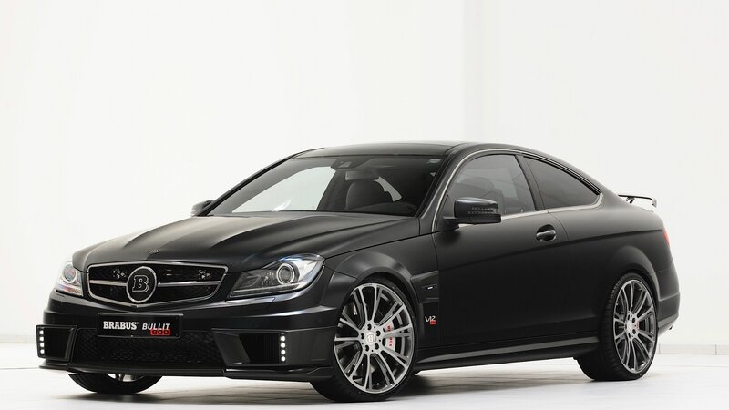 Black Brabus Bullit C63 Coupe